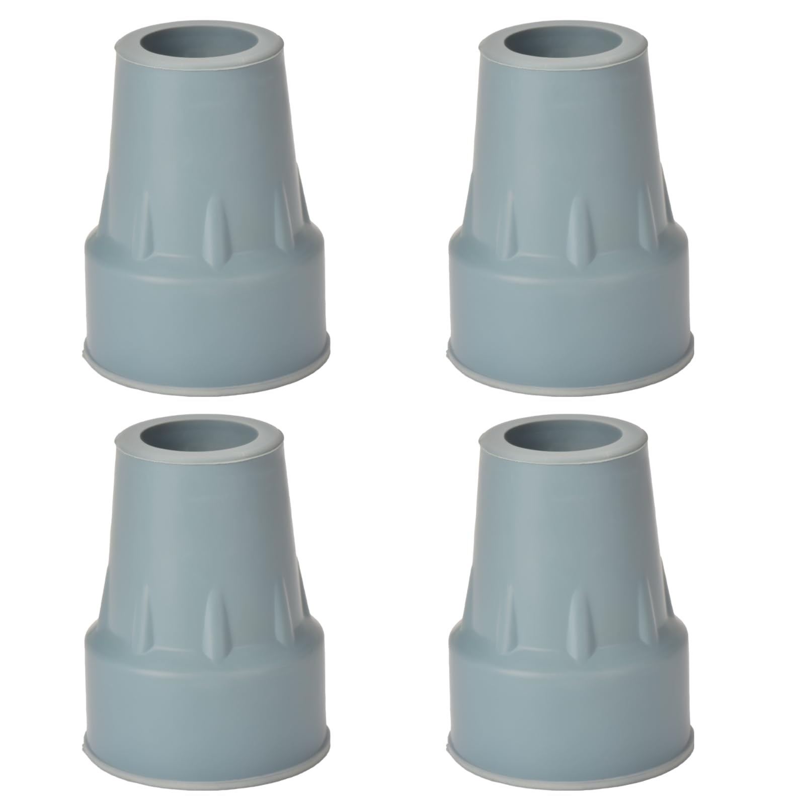 4 Pcs Crutch Tips 3/4 Inch Non Slip Walking Cane Heavy Inch, Green