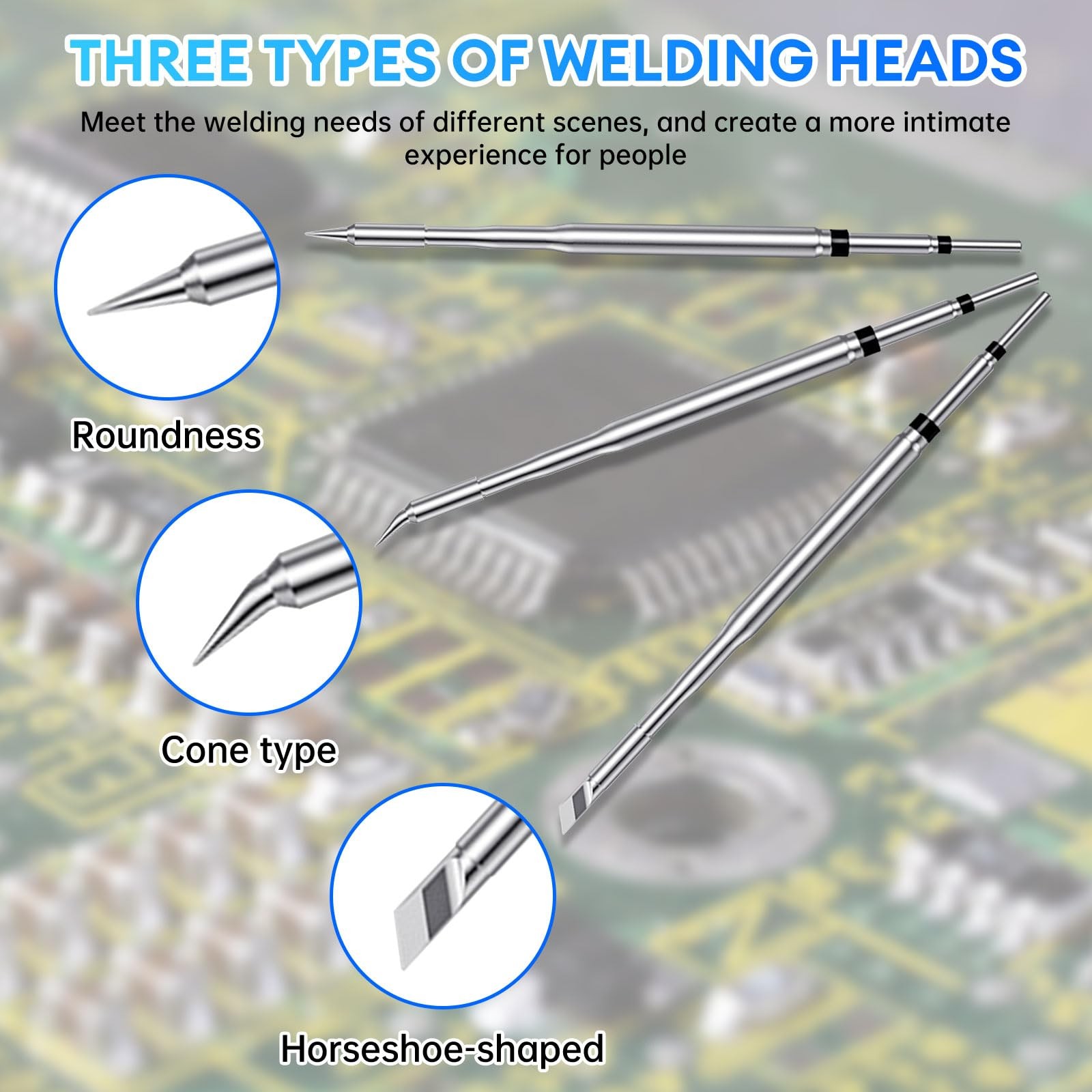 C210 Soldering Iron Tips,3-type Welding Head Tip C210 SK/ST/I Replacement Sol...