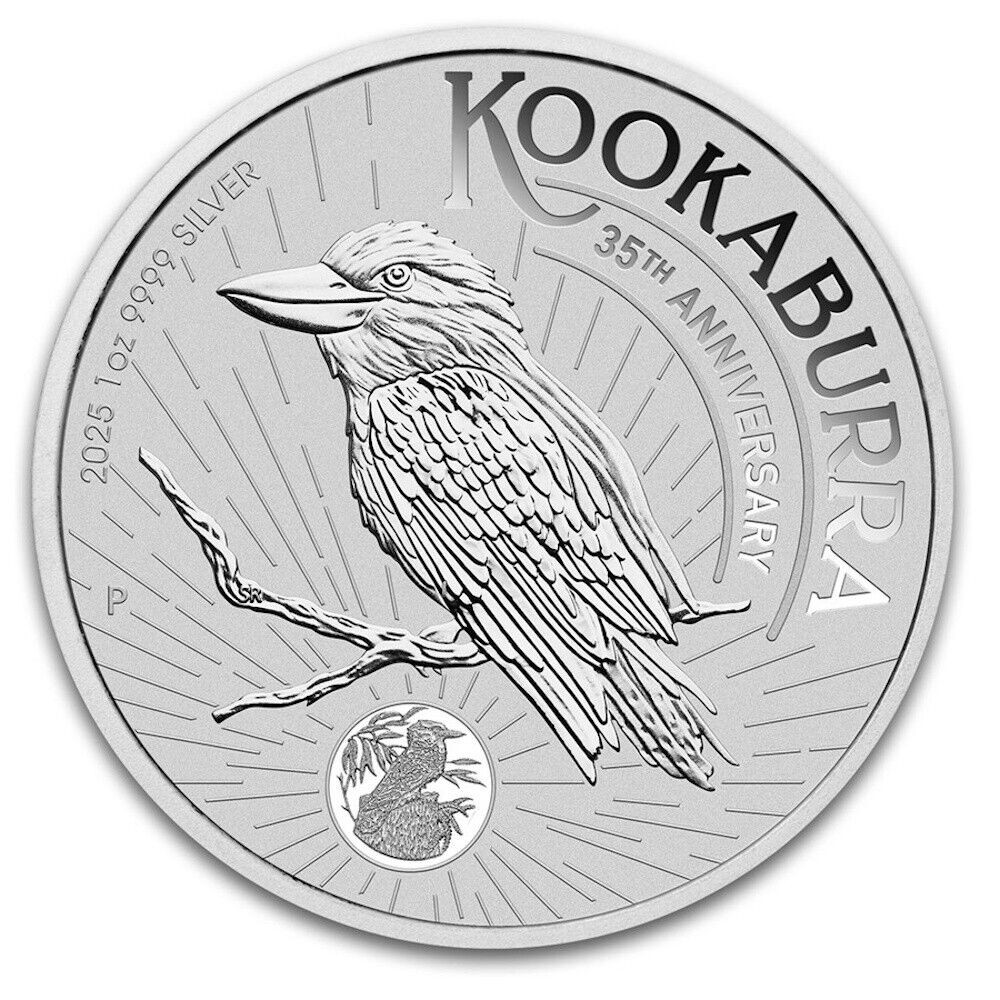 2025 1 oz .999 Fine Silver Australian $1 Kookaburra BU - In Capsule