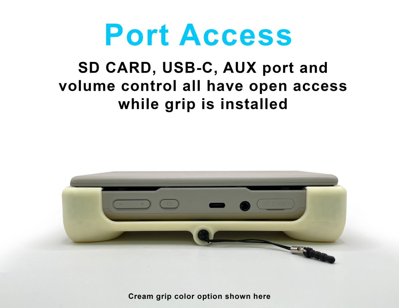 AYN Thor Compact Comfort Grip - 3D Printed - Built in Stylus Holder