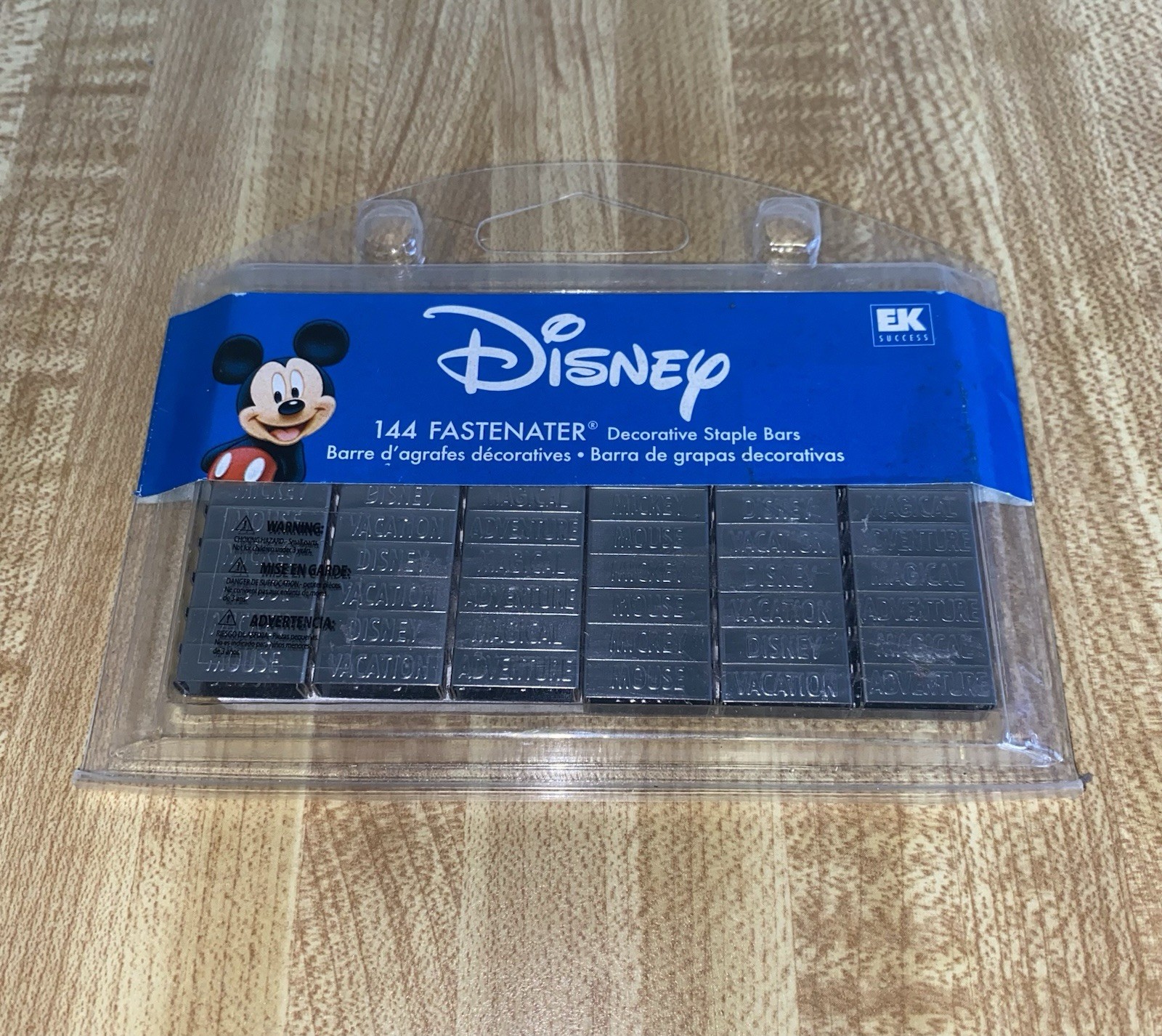 Disney Themed Mickey Mouse EK Success Fastenater Decorative Staple Bars NEW *pic