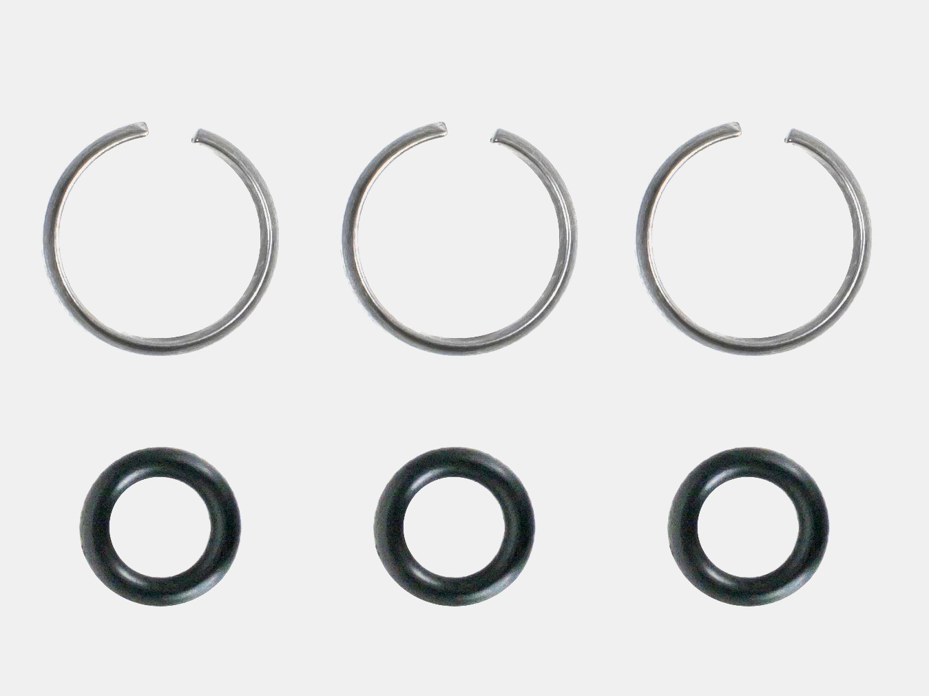 3/8" Impact Wrench Socket Retainer Retaining Ring with O-Ring - 3 Sets