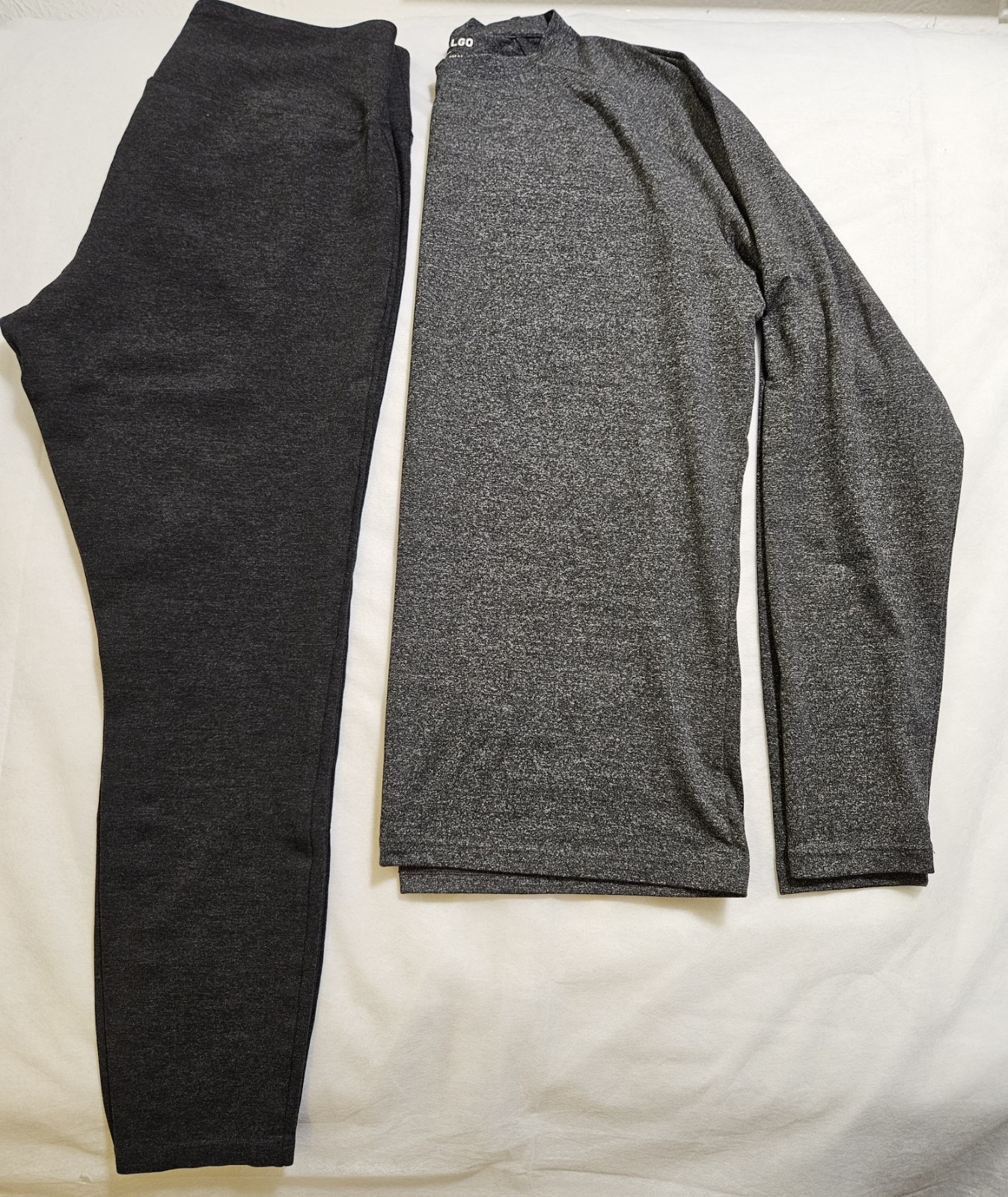 01.ALGO woman  Long Sleeve Activewear Top M Dark Gray Quick Dry UPF 40 Recycled
