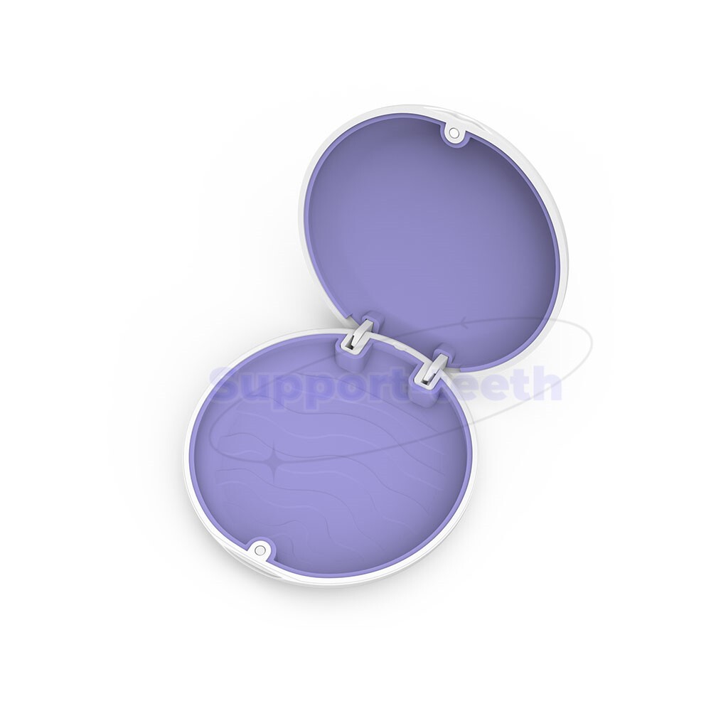 Dental Retainer Box Orthodontic Denture Storage Container Mouth Guard Organizer