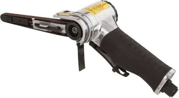 3/8"  x 13" Air Belt Sander: 20,000 RPM, 0.45 Hp, 4 CFM, Rear Exhaust