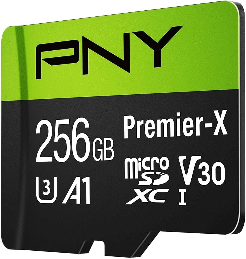 256GB Premier-X Class 10 U3 V30 microSDXC Flash Memory Card - 100MB/s, Class ...