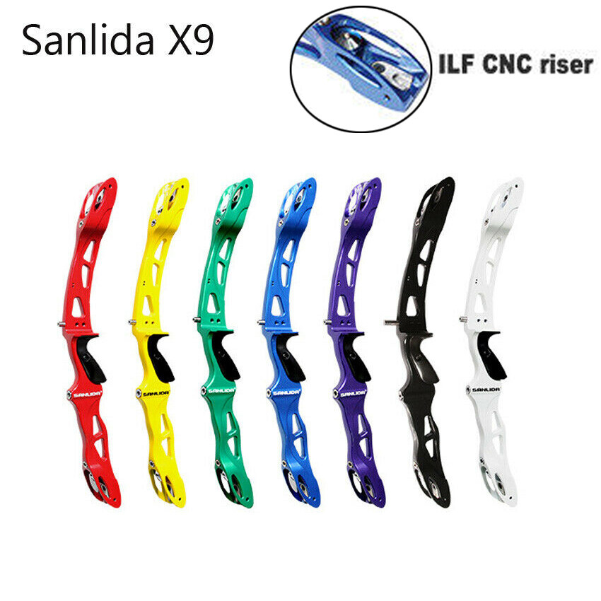 Sanlida X9 25 Inch Intermediate ILF Recurve Bow Riser, Target Bow Riser Archery