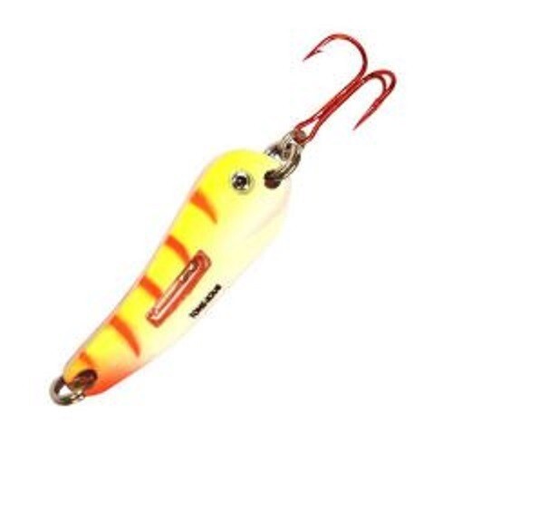 Northland Tackle BRFS2-60 Buck Shot Flutter Spoon - UV Electric Perch - 1/16 oz