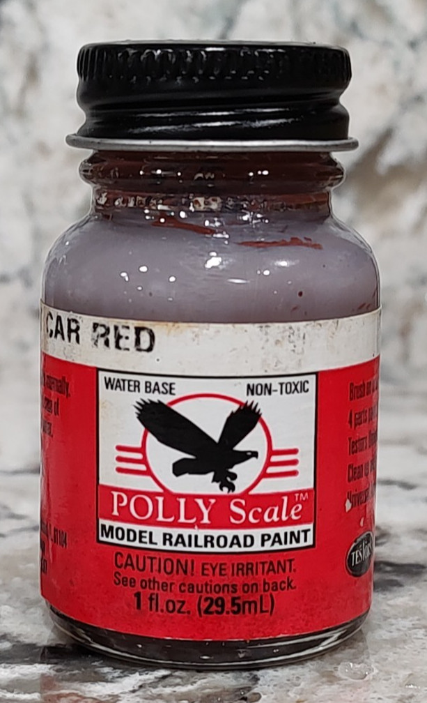 FLOQUIL POLLY SCALE RAILROAD MODEL PAINT - 1oz 1 oz OUNCE LIGHT FREIGHT CAR RED