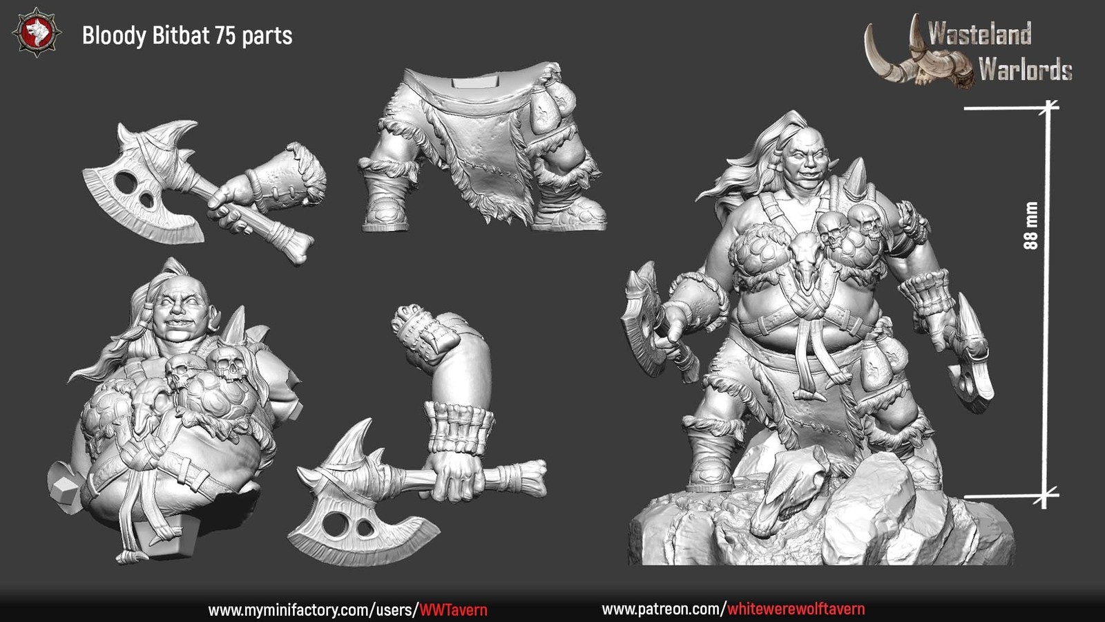 Bloody Bitbat - Resin Tabletop Miniature
