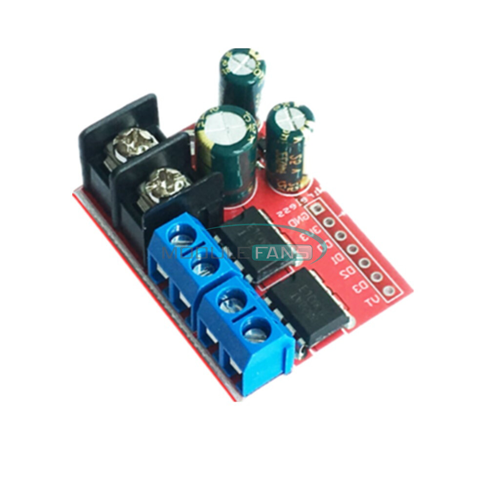 5A Dual DC Motor Drive Remote Control Double H-Bridge PWM Speed Control Module