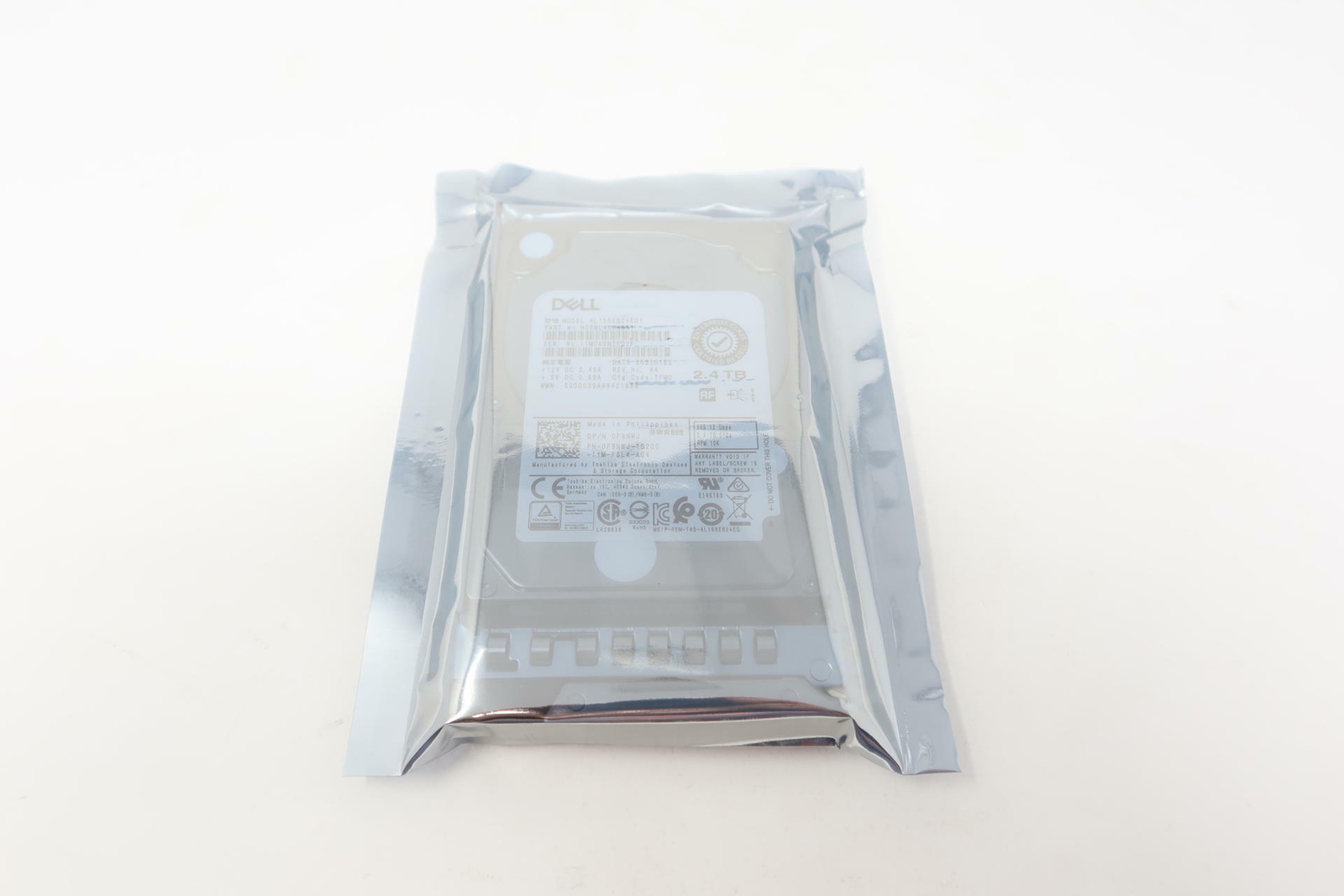 F9NWJ AL15SEB24EQY Dell 2.4TB 10K 12G 2.5" SAS Hard Drive Refurbished