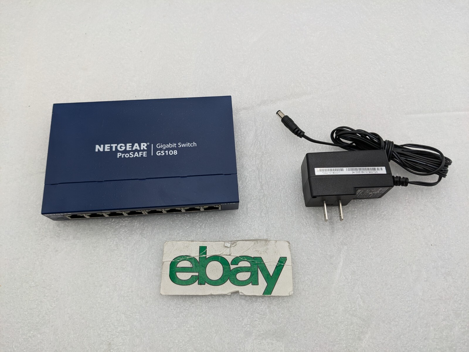 NetGear GS108 ProSafe 8-port Gigabit Switch v4 w/ Adapter FREE SHIPPING