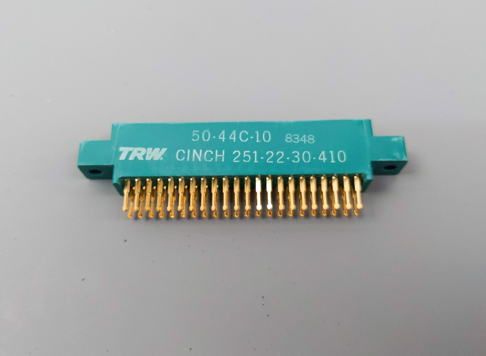 44 Pin CARD EDGE Connector ~  PCB Mount for 0.062 EDGE ~ TRW CINCH 50-44C-10