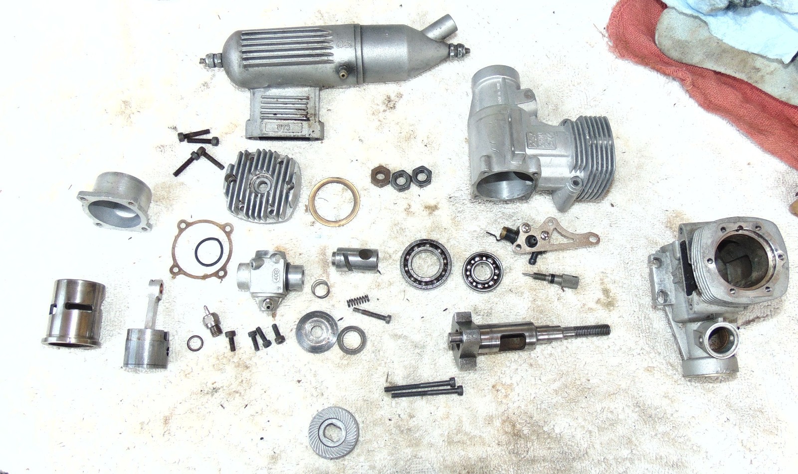 OS FX 46 RC Model Airplane Engine, cleaned well ..