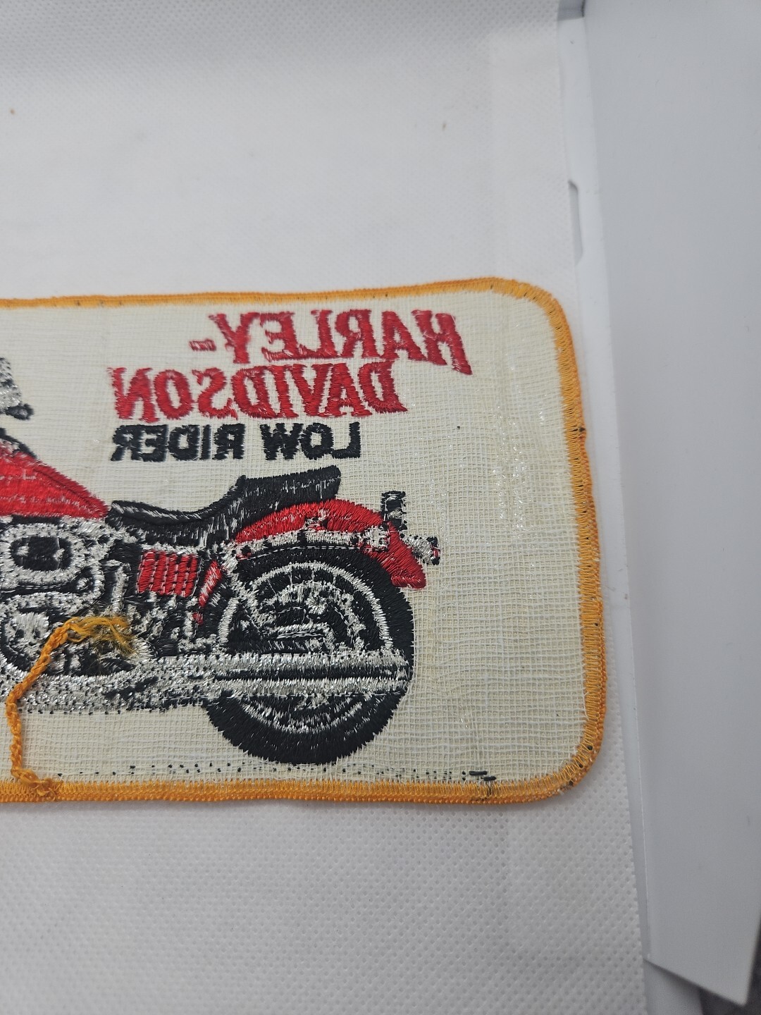 8-1/4 x 4 inch Harley Davidson Low Rider Patch