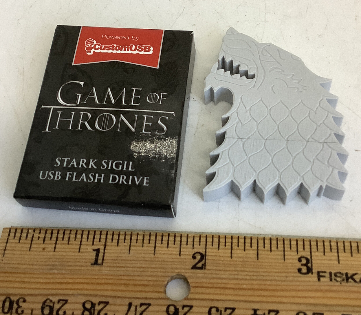 Game of Thrones Stark Sigil USB thumb flash drive HBO Loot Crate exclusive NEW!