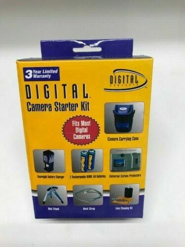 Digital Concepts Camera Starter Kit DC-352 Fits Most Digital Cameras New