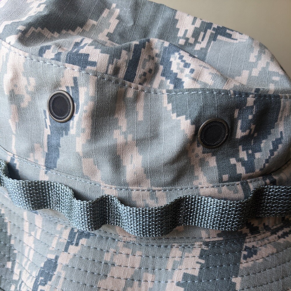 Air Force ABU Camo Boonie Cover- US Military Type V Boonie Hat- Made in USA