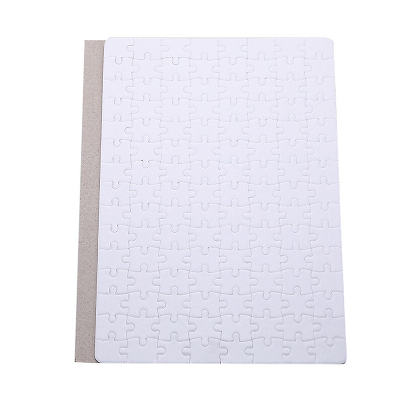 10Pcs Dye Sublimation White Rectangle Jigsaw Puzzle Child Toy for Heat Transfer