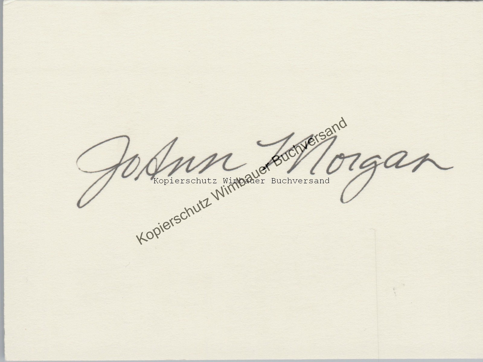 Original Autograph JoAnn Hardin Morgan NASA Engineer /// Autograph Autograph Sig