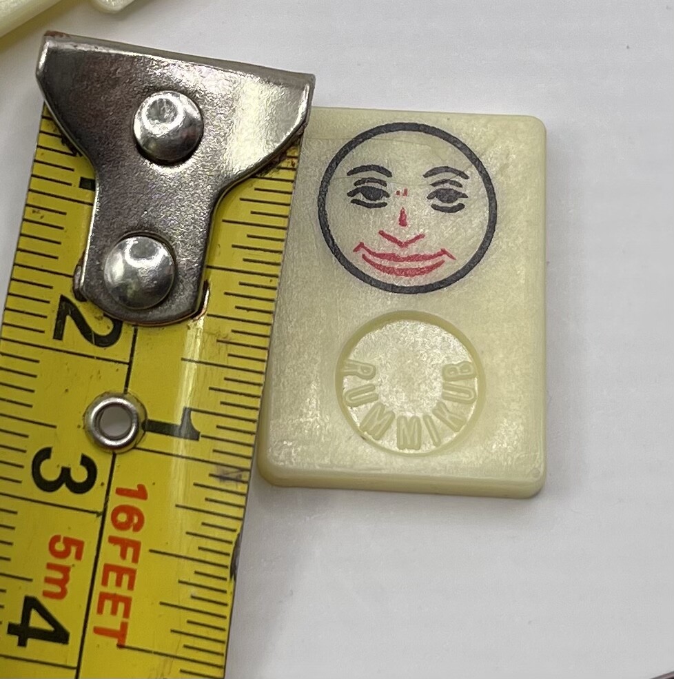 Rummikub Miniature Travel Tiles Individual Replacement 1 Inch Tall Pieces - 1988