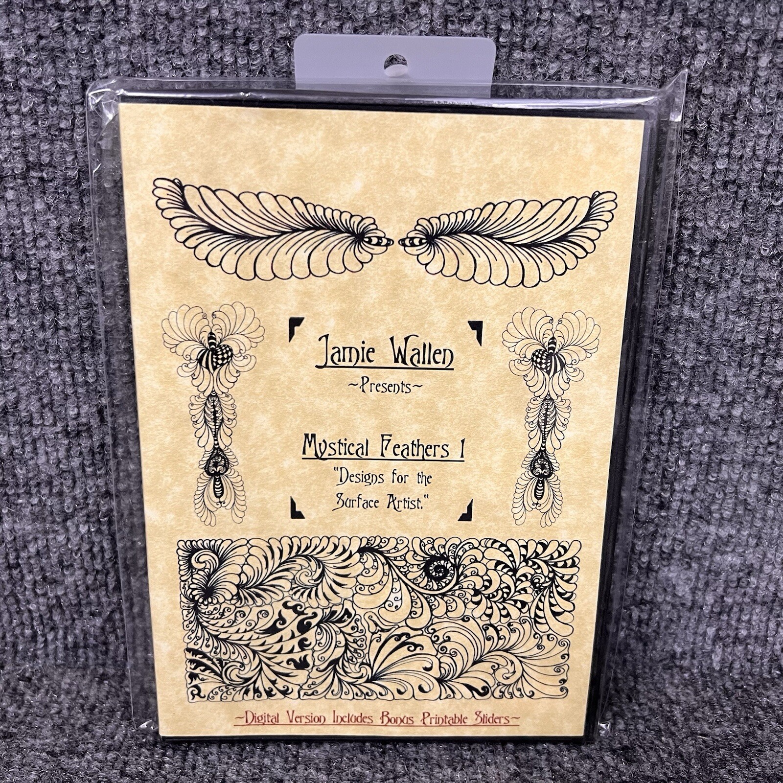 Jamie Wallen DVD Mystical Feathers 1 W/Digital Printable Sliders Sealed