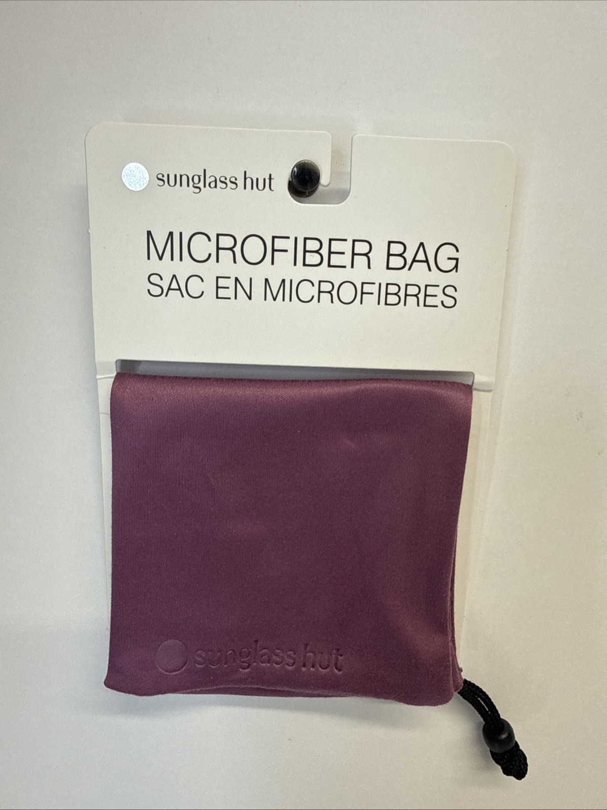 Sunglass Hut Eye & Sunglass Pouch NEW Microfiber Sleeve Cloth Bag Purple