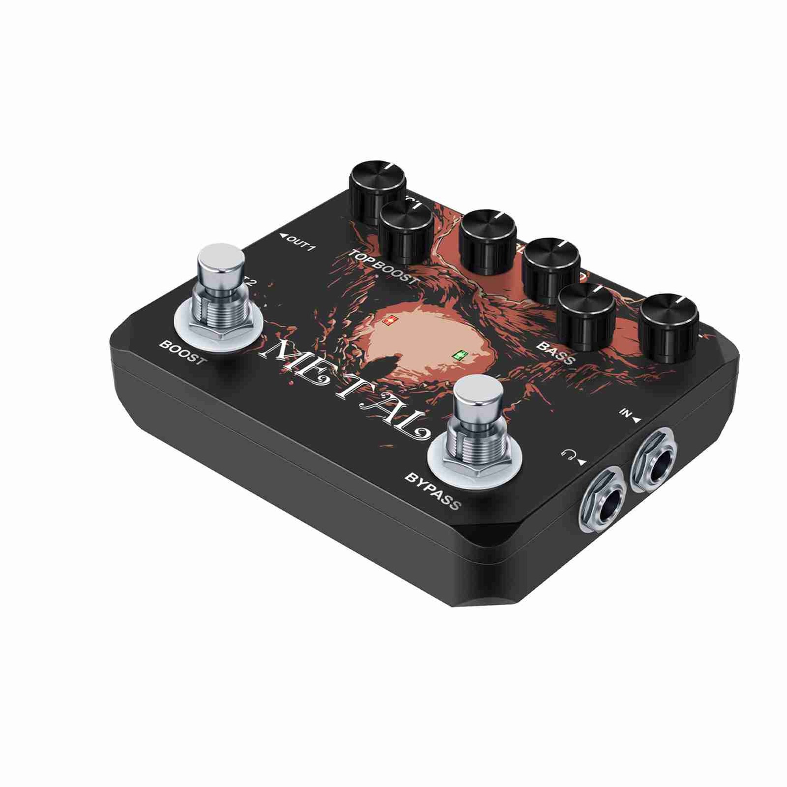 Metal Guitar Effect Pedal Traditional Metal Sound 80s/90s for Electric Guitar