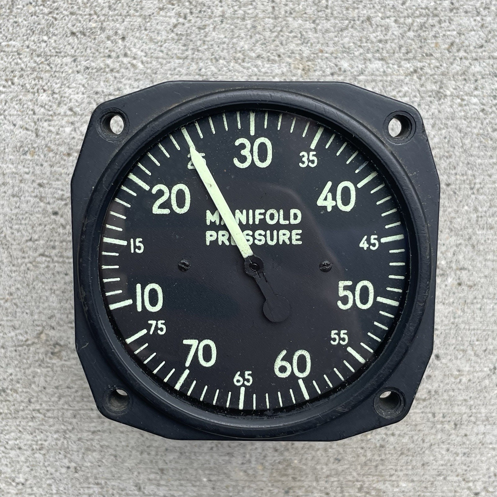 Fee & Stemwedel AN-5770-1 Manifold Pressure Gauge FS 18312 Untested Parts Repair