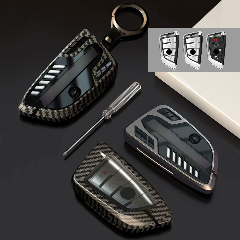 Zinc Alloy Remote Car Key Case Fob Cover Skin Bag For BMW X1 X3 X5 X6 5 7 Series