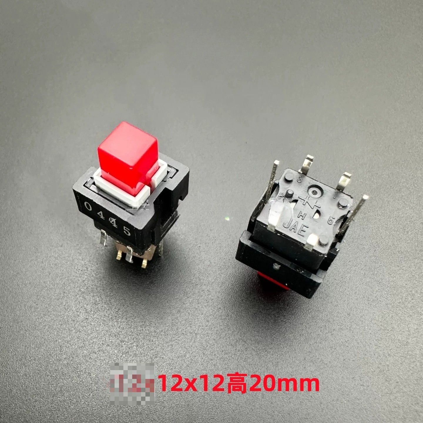 10PCS NEW FIT FOR JAE with LED red light 13AL-060-0010-X touch switch 6-pin