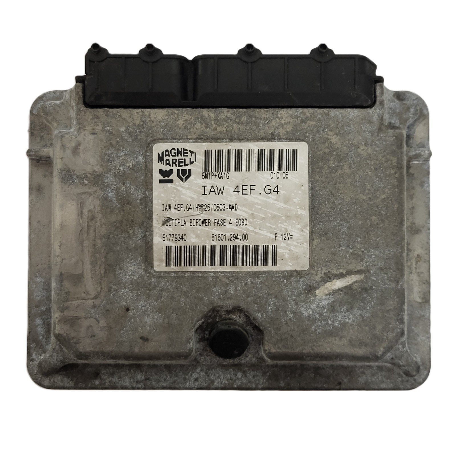 FIAT MULTIPLA BIPOWER ECU / IAW 4EF.G4 / HW226 / 51779340 / 61601.294.00