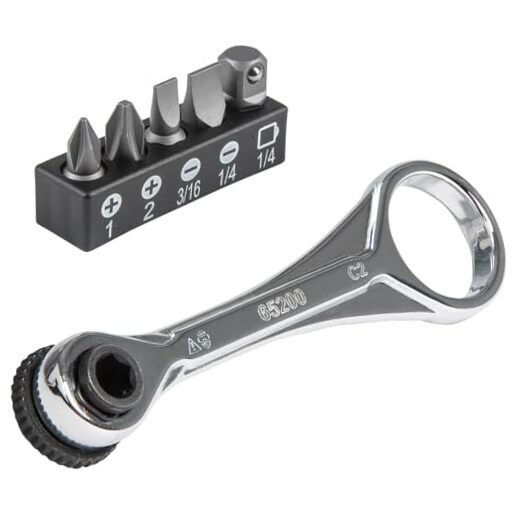 Klein Tools 65200 Ratchet Set - 5-Piece Mini Ratchet Set with 5-Piece Set