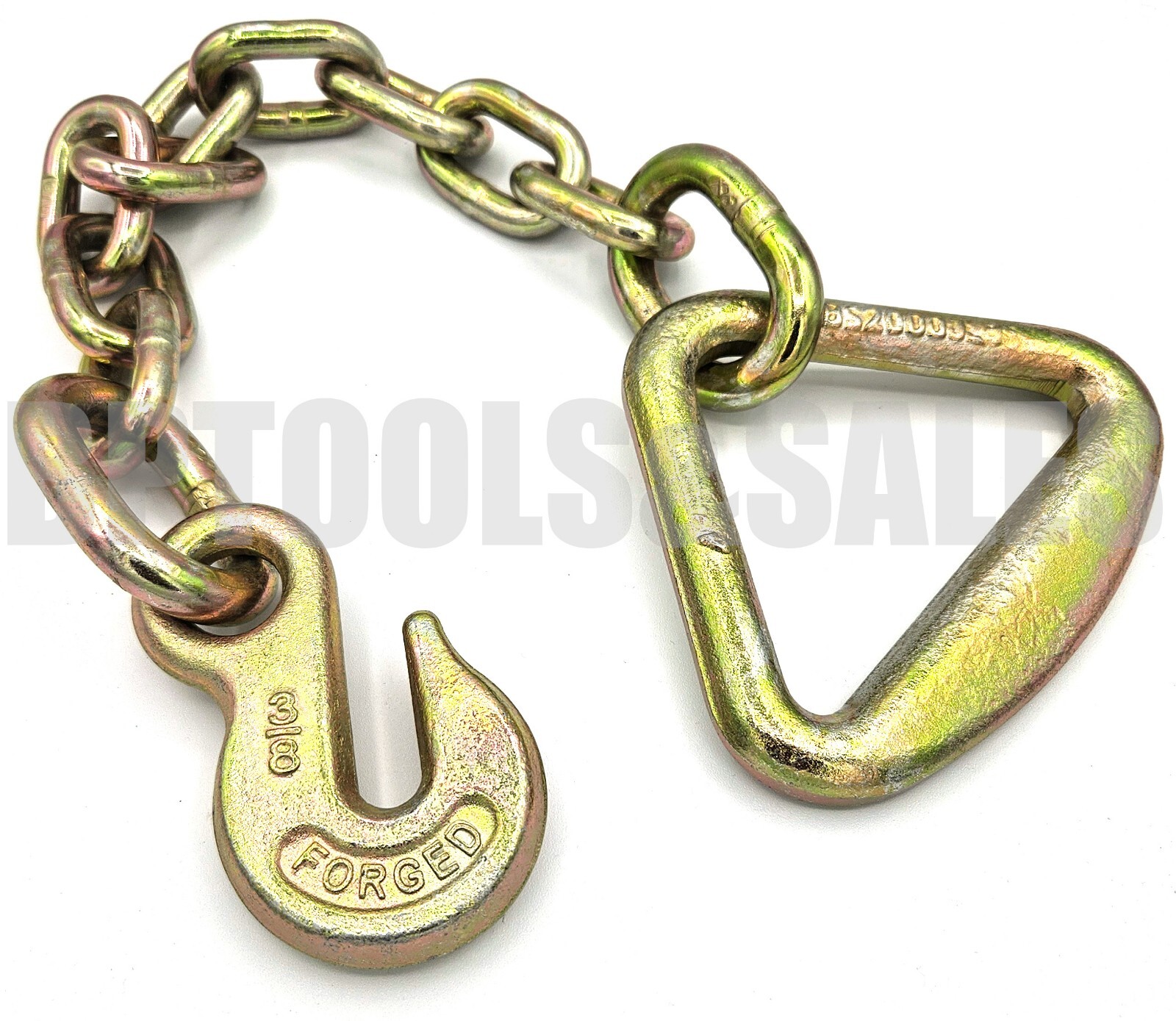 EYE Grab G70 Hooks with 3/8" Chain and Large A Link Auto-Body Repair Clamp