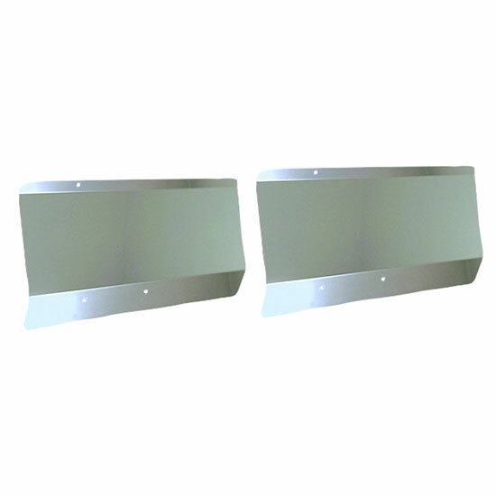 Trux TP-1201 - Fender Shields Blank Stainless Steel Fits Peterbilt 379