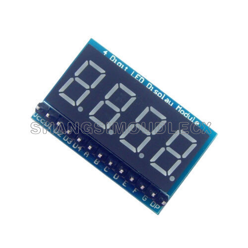 4-Digit 8 Paragraph LED Display Board Parallel Digital Tube Display Module NEW