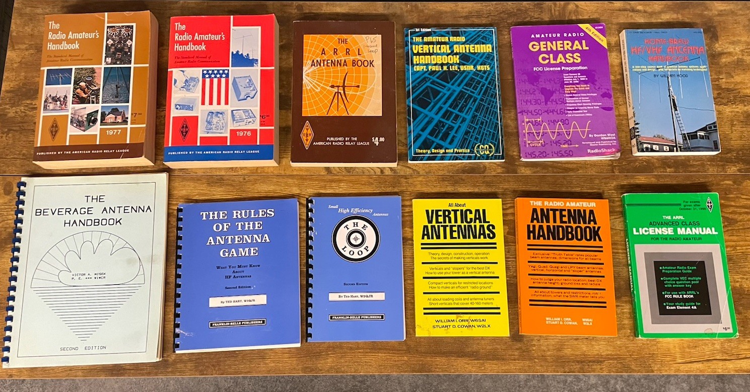 ARRL Ham Radio Vertical Antenna Books Lot - Of 12 Manuals Guides Handbooks Etc.