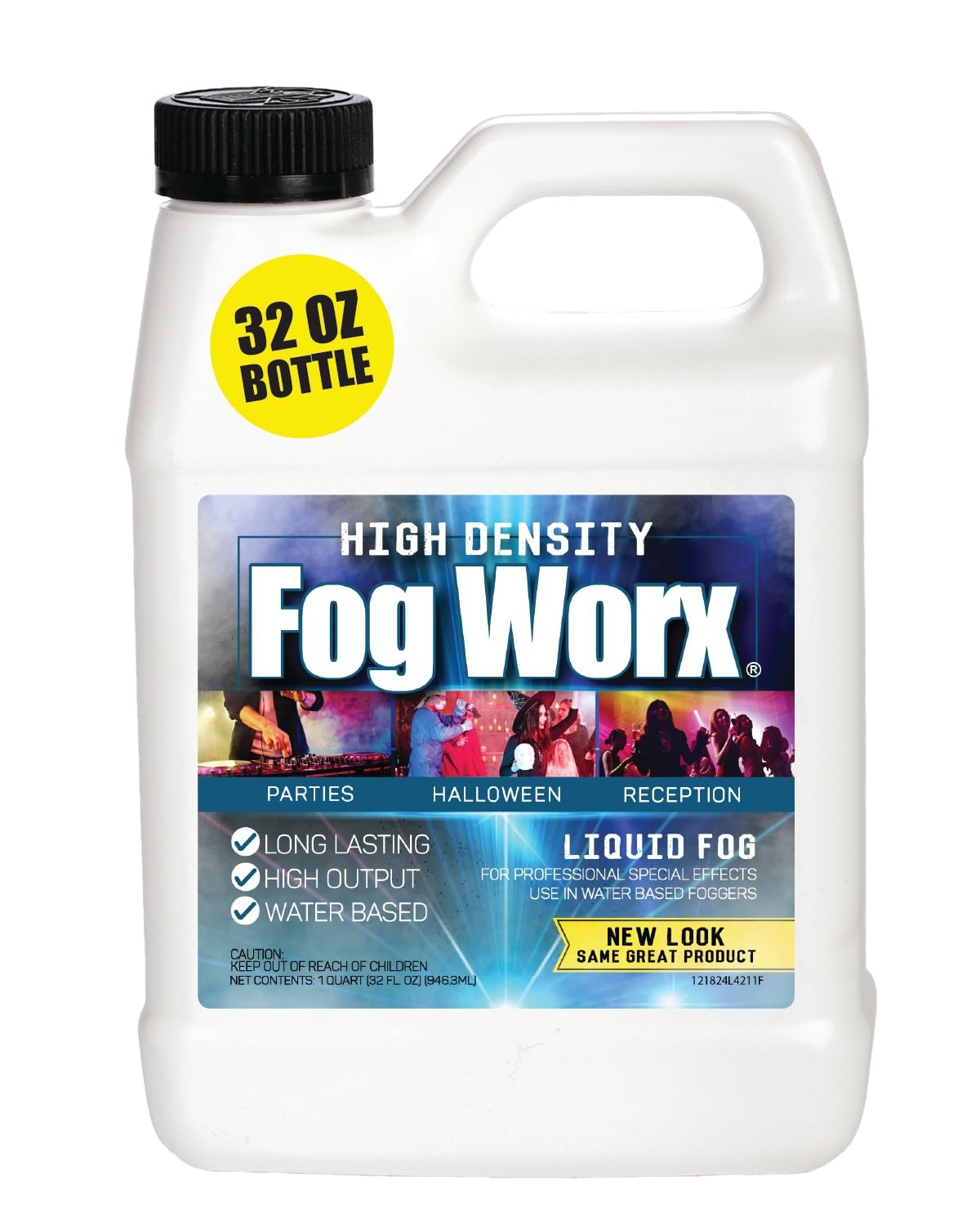 High Density Fog Machine Fluid - Extreme Long Lasting Fog Juice Quart - 32