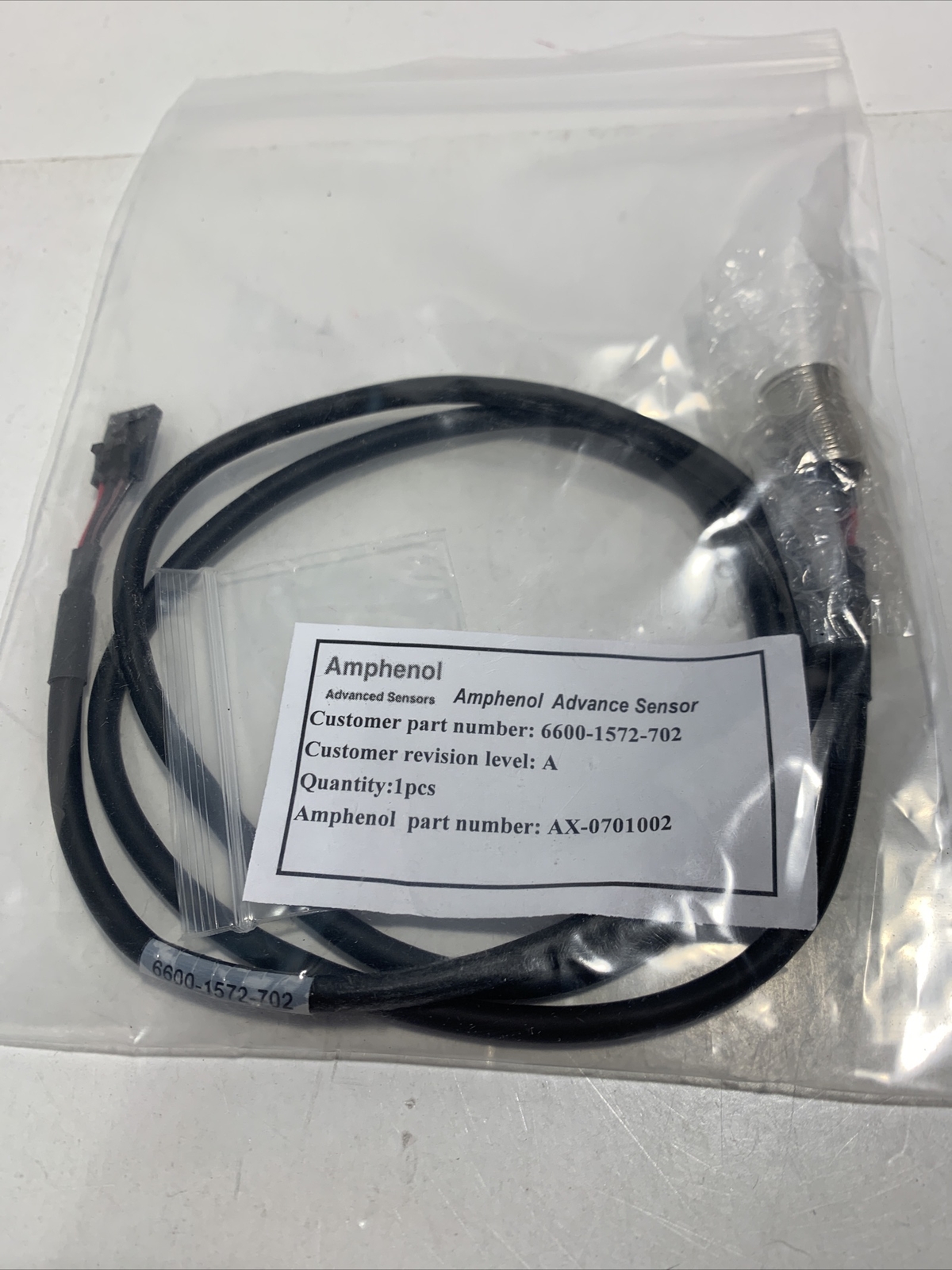 Amphenol Advance Sensor, Wire Harness, Patient Probe 36" - 6600-1572-702
