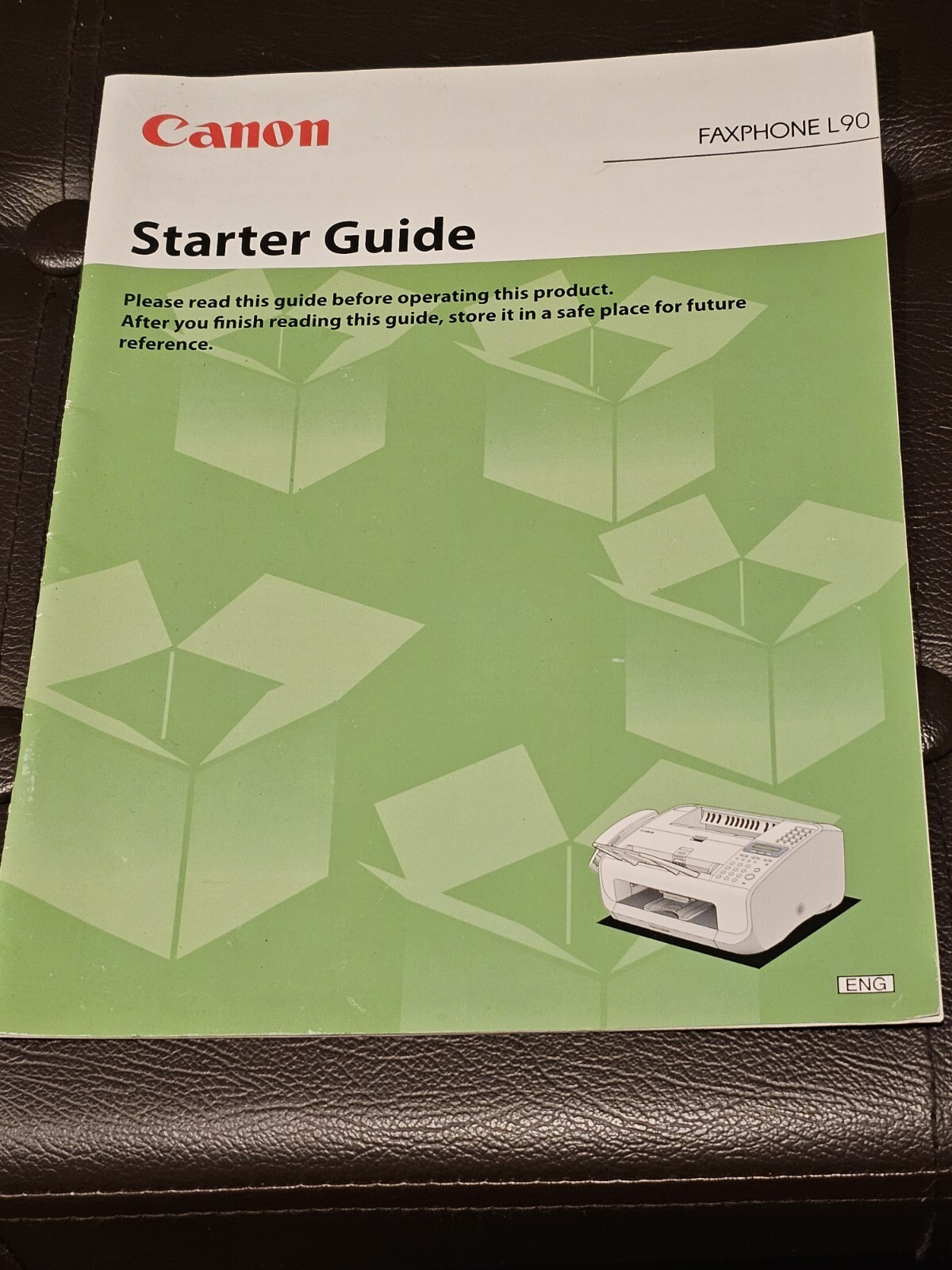 Canon Faxphone L90 Instruction Basic Operation Guide, Software CD, Starter Guide