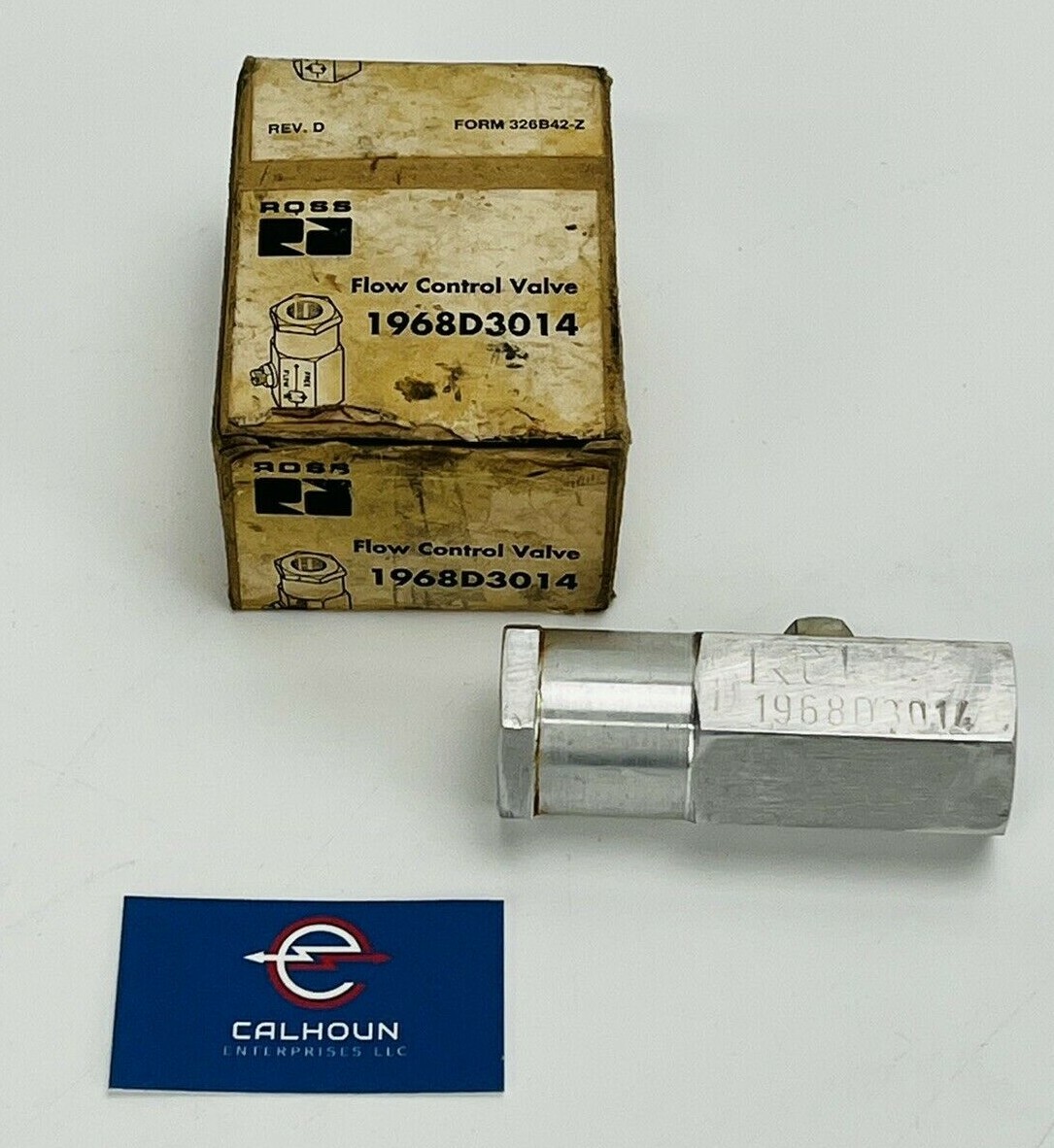 Ross Controls 1968D3014 Flow Control Valve *FREE SHIPPING*
