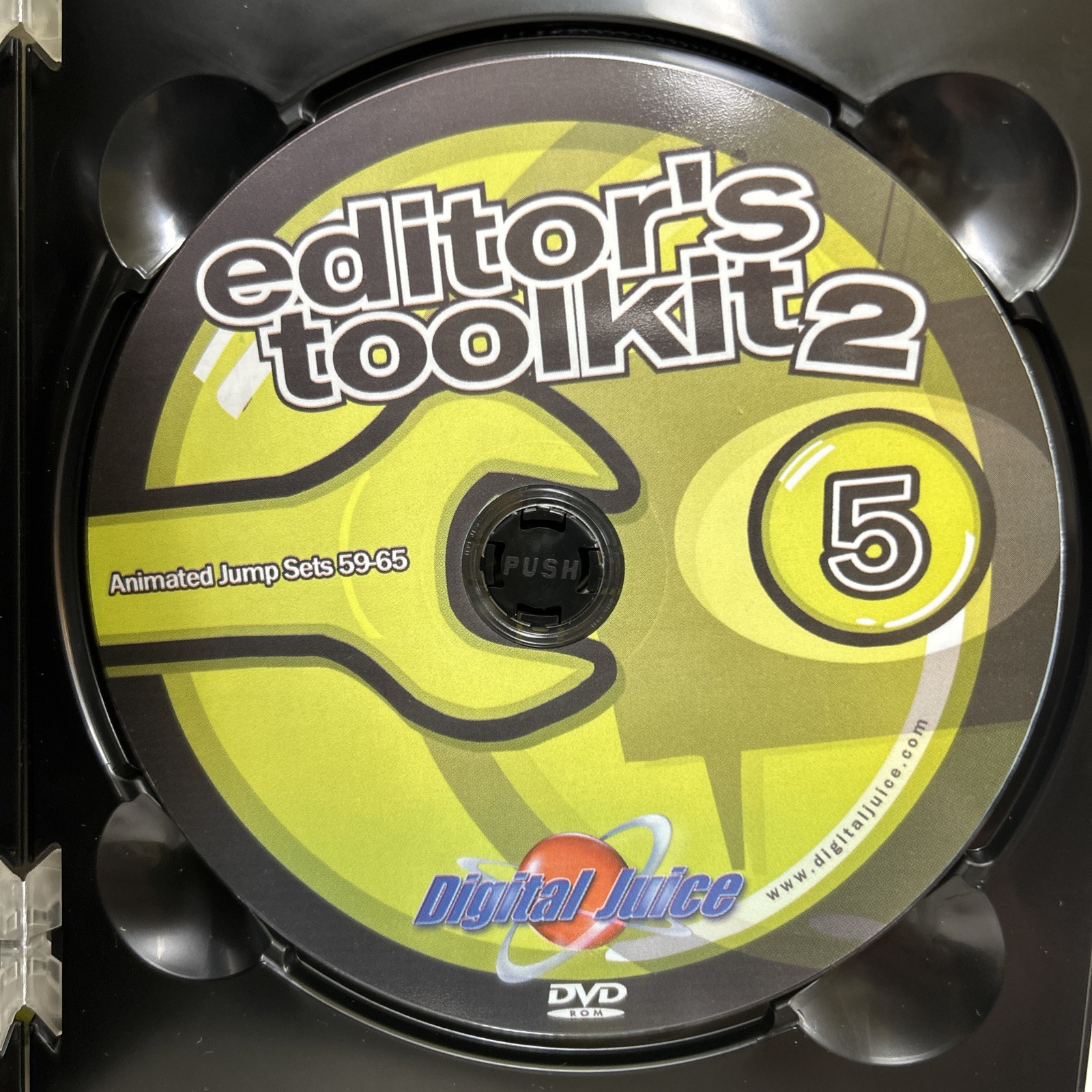 Digital Juice Editor’s Toolkit 1 & 2 Video Editing DVDs Tools Software Overlays