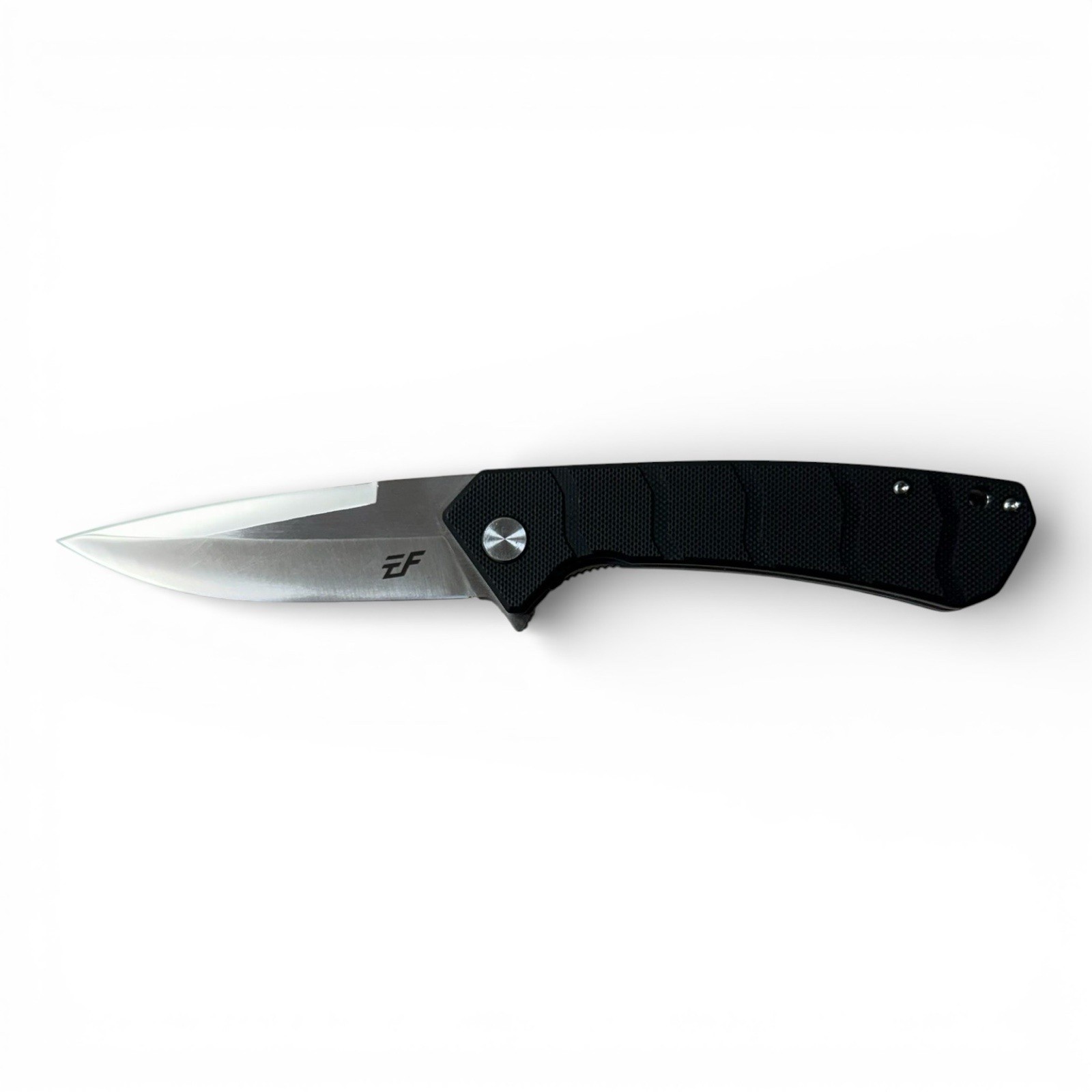 Eafengrow EF 234 Tactical Knife G10 Handle D2 Blade Black New + Free Folder