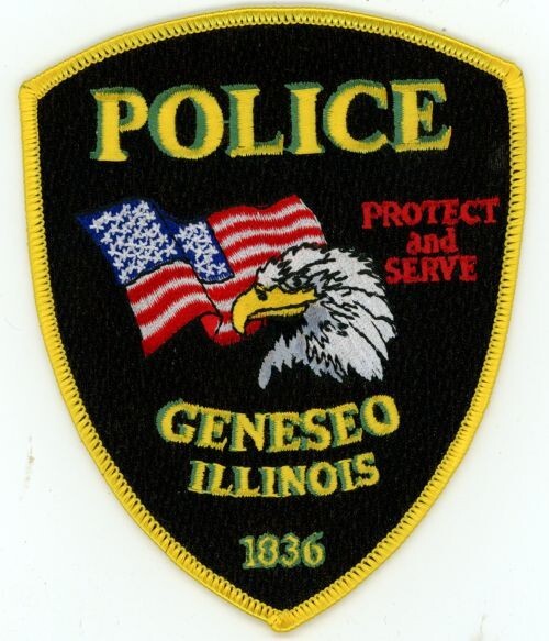 ILLINOIS IL GENESEO POLICE NICE SHOULDER PATCH SHERIFF