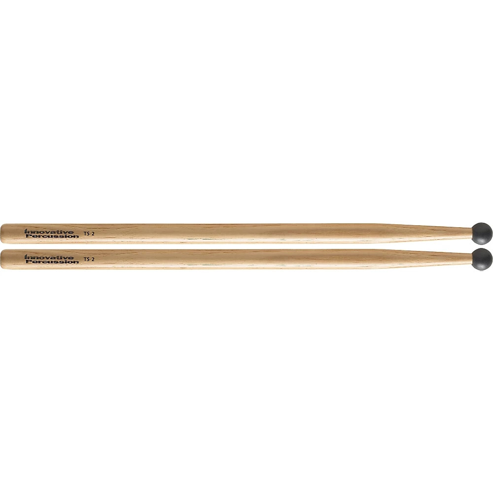 Innovative Percussion Multi Tom Hickory Sticks TS 2 OVERSIZED ROUND BEAD NYLON
