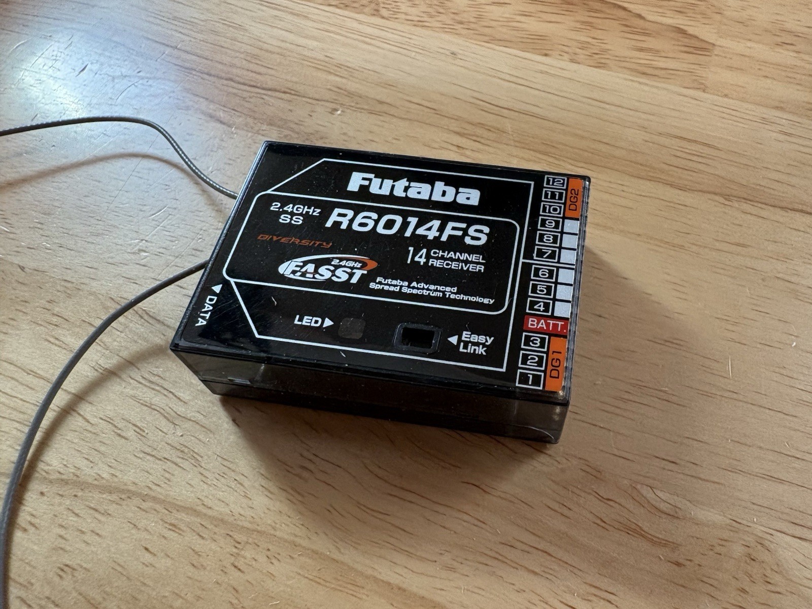 Futaba R6014FS 2.4ghz FASST 14 Channel Receiver