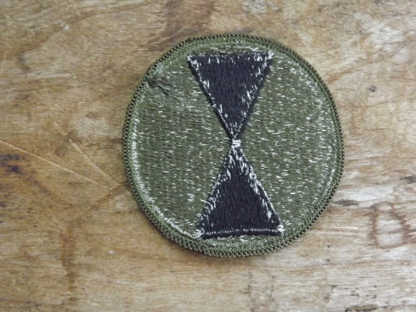 7th Infantry Division Patch, Subdued - INV# C874