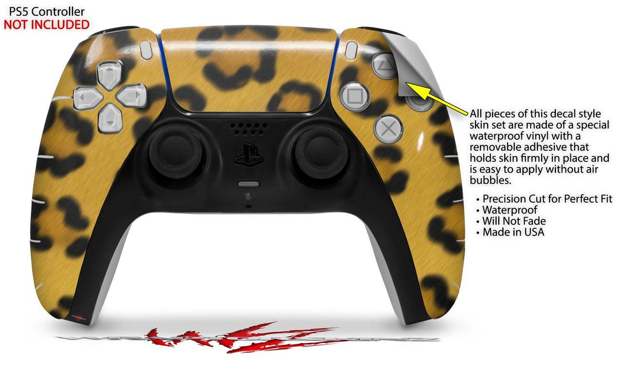 Skin Sony PS5 Controller Leopard Skin