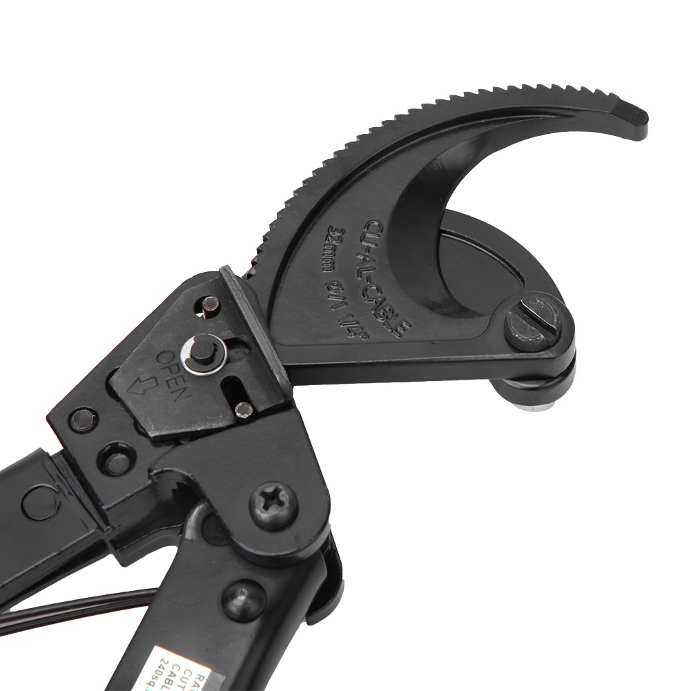 HS-325A Ratchet Cable Cutter Insulated HCS Copper Aluminum Cutting Tool For Elec